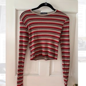Brandy Melville Striped Long Sleeved
